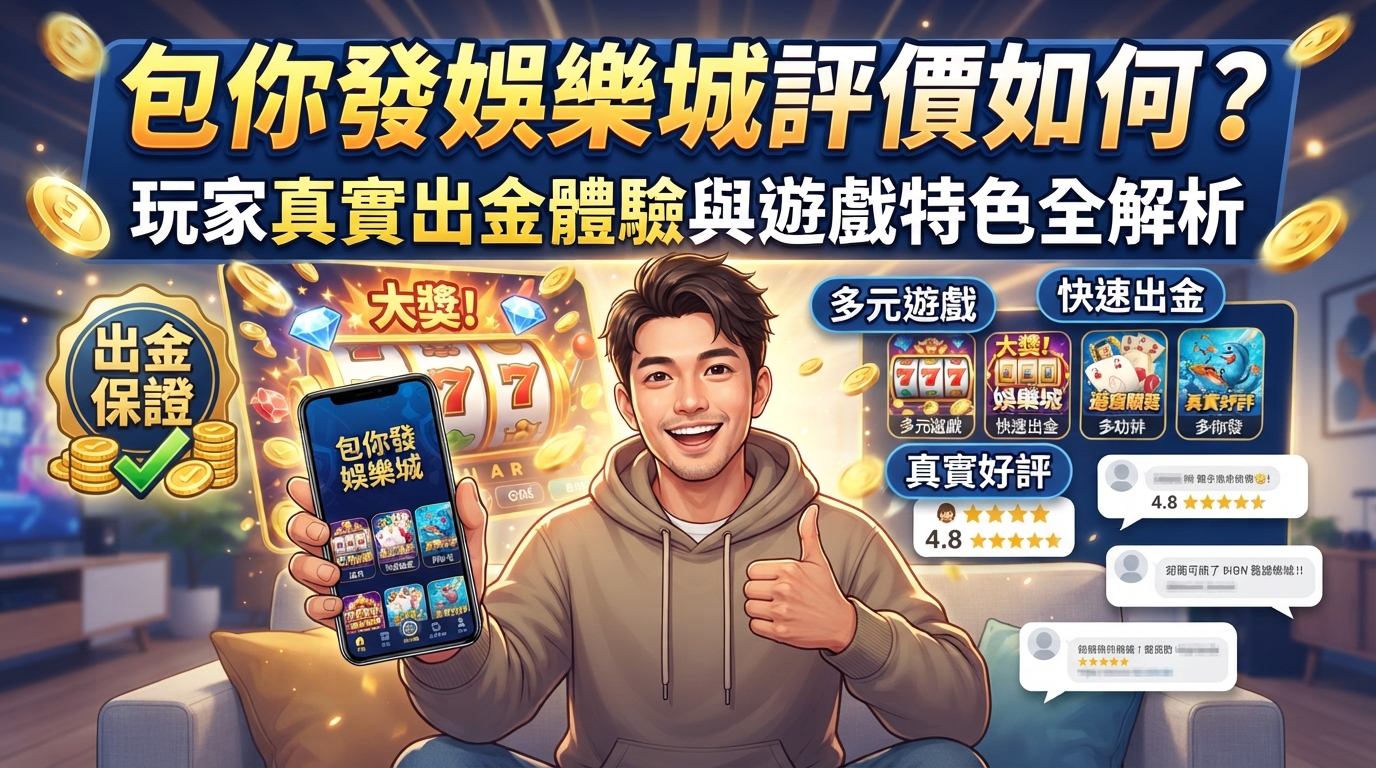 包你發娛樂城評價如何？玩家真實出金體驗與遊戲特色全解析